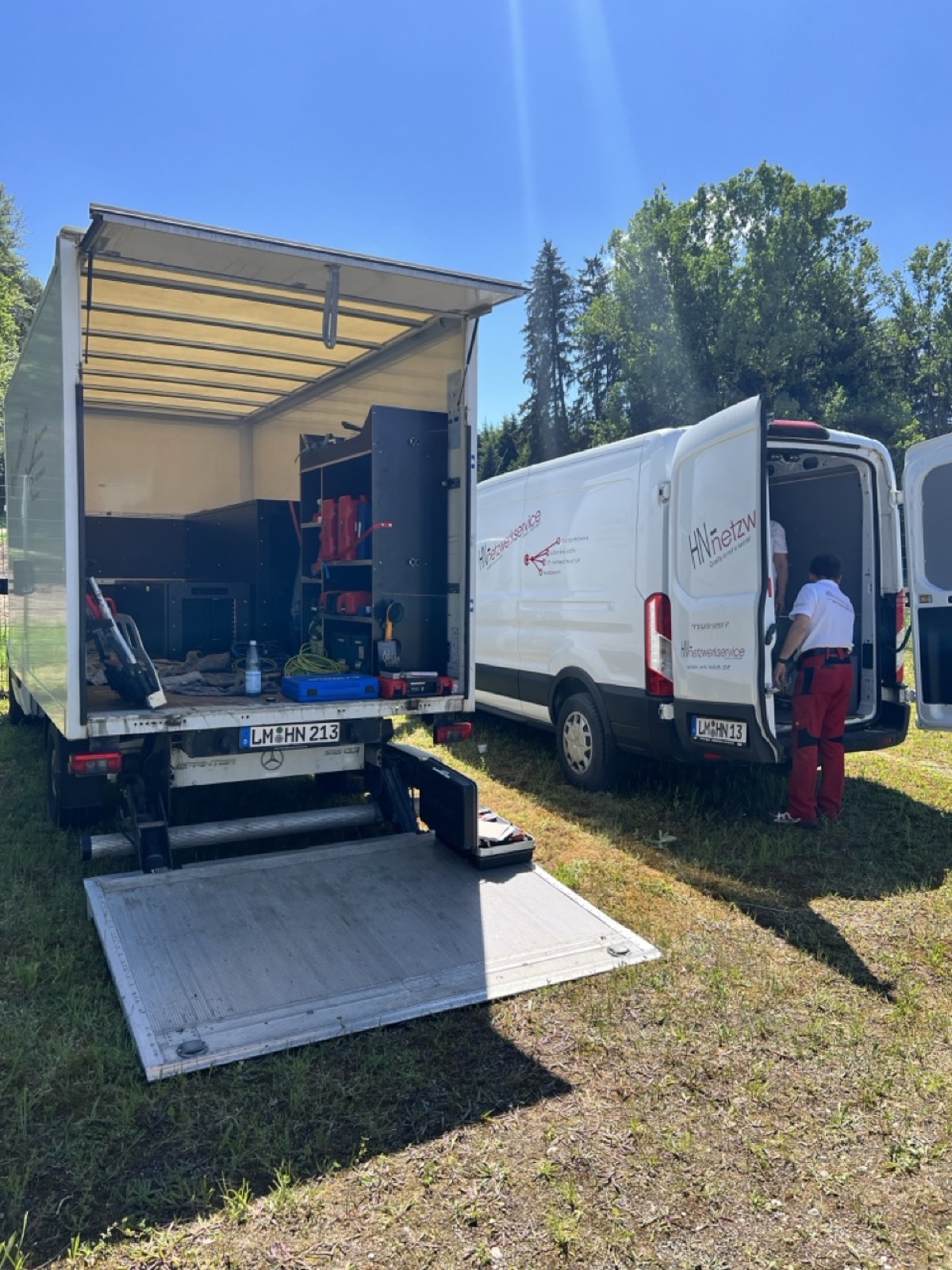 Mobiler Montage- und Serviceeinsatz