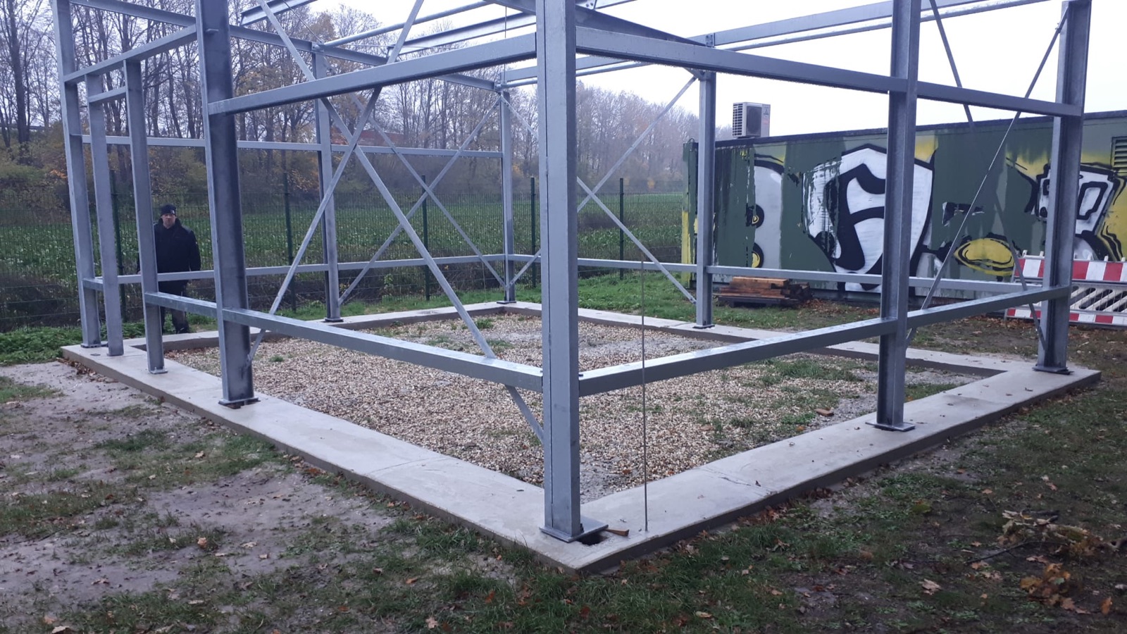 Stahlbau für Technikstandort
